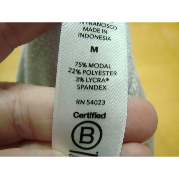 Athleta Womens Sz Med Gray Camo Pullover Sweatshirt Workout Athletic Modal Soft - Picture 5 of 9